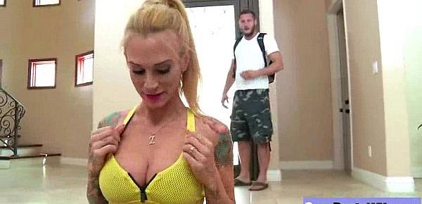  Busty Milf Wife (sarah jessie) Bang Hardcore In Front Of Camera movie-25